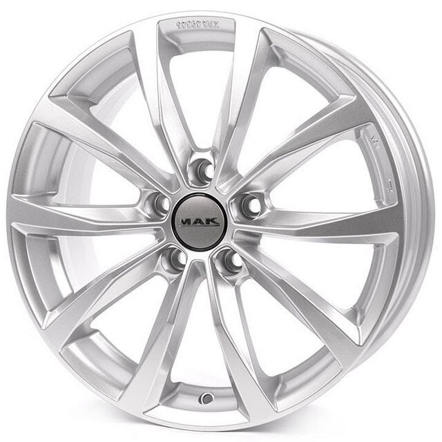 Литі диски Mak Wolf R16 W6.5 PCD5x114.3 ET50 DIA66.1 (silver)