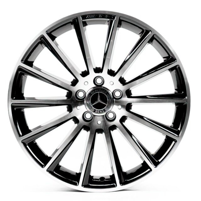 Литі диски Replica Mercedes (MR5001) R19 W8.5 PCD5x112 ET56 DIA66.6 (gloss black machined face)