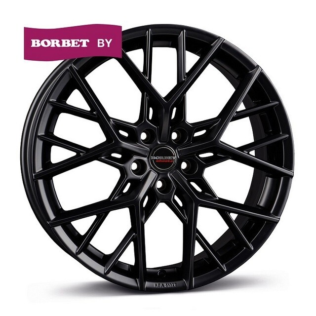 Литі диски Borbet BY R19 W8.5 PCD5x114.3 ET40 DIA72.5 (matt black)-зображення-1