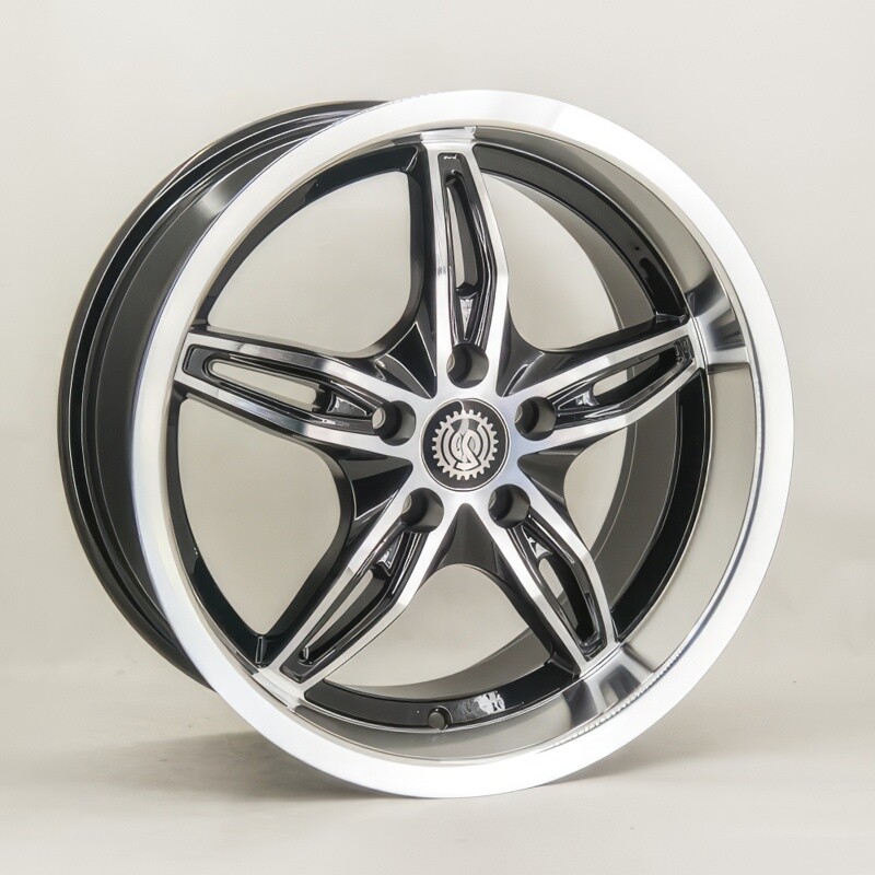 Литі диски Replica Toyota (BK233) R16 W7.5 PCD5x100 ET35 DIA60.1 (BM)-зображення-1