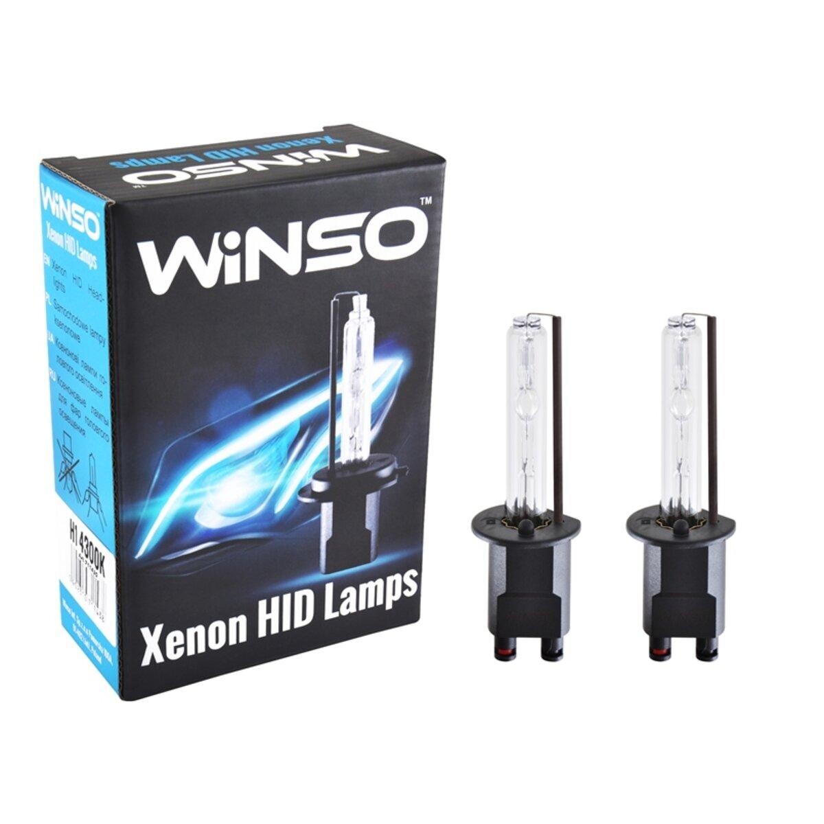 Ксенонова лампа Winso H1 4300K, 85V, 35W P14.5s KET, 2шт-зображення-1