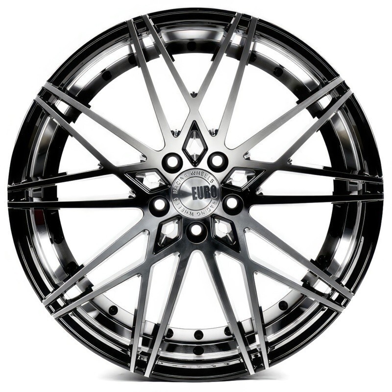 Литі диски Cast Wheels CW1322 R20 W8.5 PCD5x114.3 ET35 DIA73.1 (gloss black machined face)-зображення-1