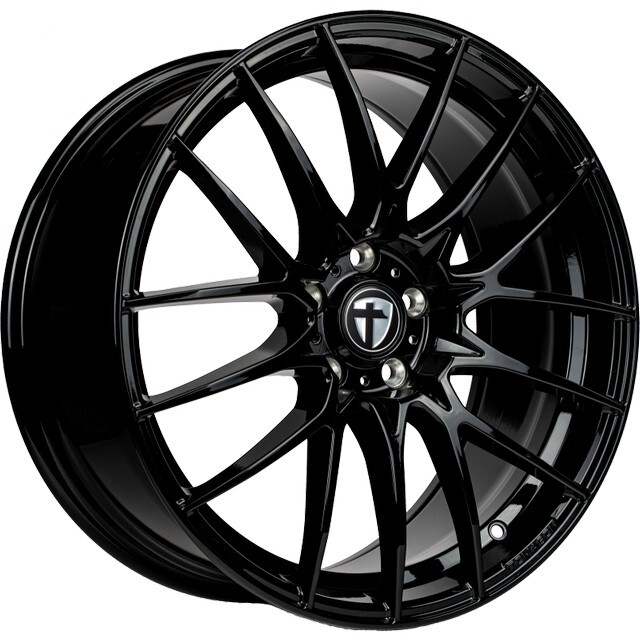 Литі диски Tomason TN26 R19 W8.5 PCD5x112 ET45 DIA72.6 (gloss black)-зображення-1