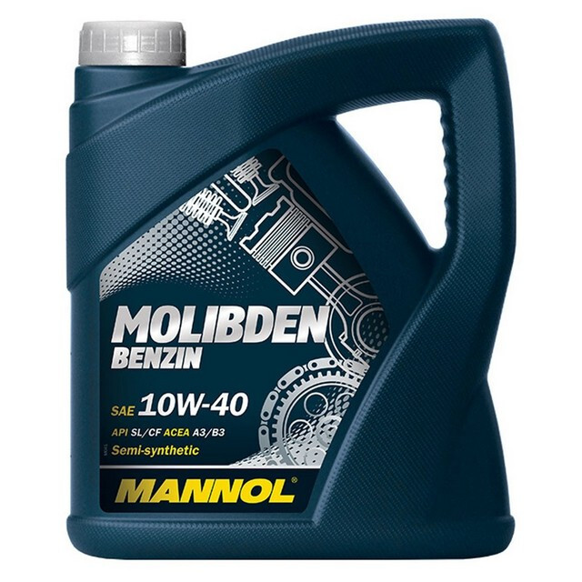 Моторна олія Mannol Molibden Benzin 10W-40 (5л.)