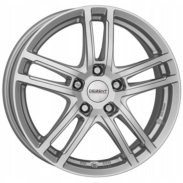 Литі диски Dezent TZ R15 W6 PCD5x105 ET37 DIA56.6 (silver)-зображення-1