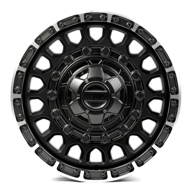 Литі диски Off Road Wheels OW1908-9 R17 W8.5 PCD8x180 ET15 DIA124.1 (matt black machined lip)-зображення-1