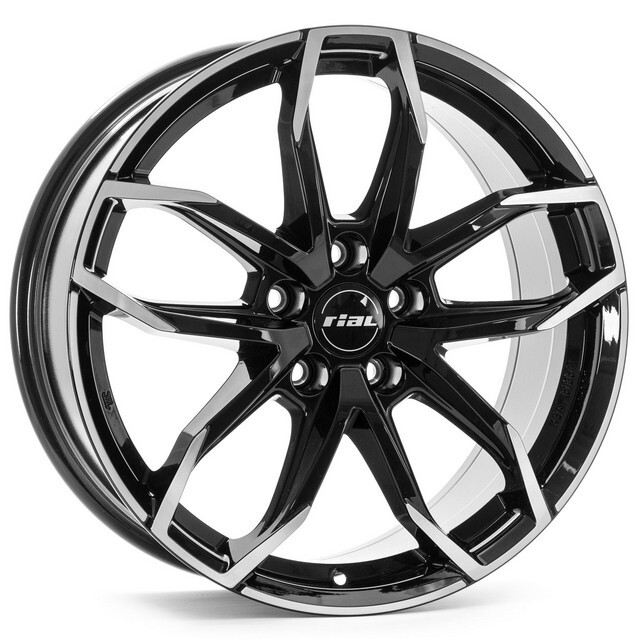 Литі диски Rial Lucca R20 W8 PCD5x114.3 ET48 DIA67.1 (black polished)-зображення-1