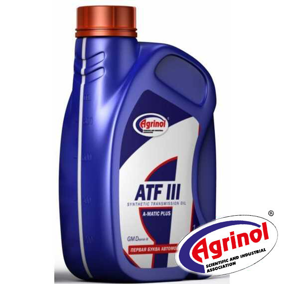 Трансмісійне масло Agrinol ATF III A-Matic Plus (1л.)