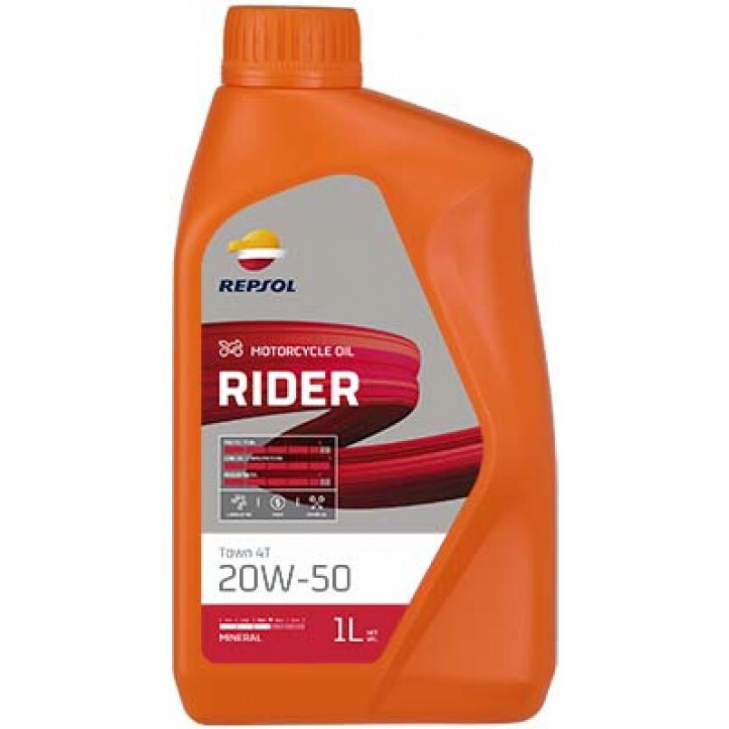 Моторна олія Repsol Rider Town 4T 20W-50 (1л.)