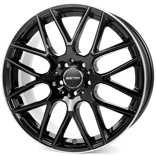 Сталеві диски Steel Audi R20 W8.5 PCD5x112 ET36 DIA70.1 (diamond black lip polished)-зображення-1