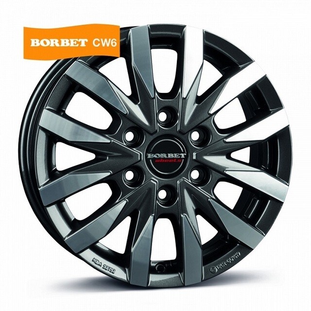 Литі диски Borbet CW6 R18 W7.5 PCD6x114.3 ET40 DIA66.1 (mistral anthracite polished)