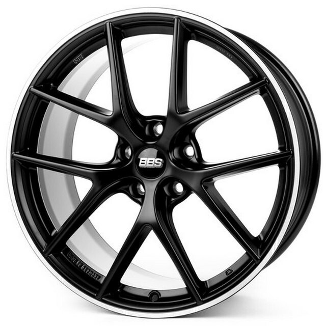 Литі диски BBS CI-R R20 W9 PCD5x112 ET25 DIA82 (satin black)-зображення-1