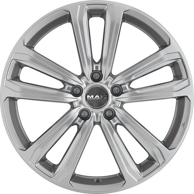 Литі диски Mak Magma R17 W7.5 PCD5x114.3 ET48 DIA76.1 (silver)-зображення-1