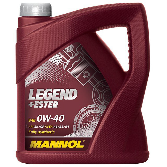 Моторне масло Mannol Legend+Ester SL/CF SAE 0W-40 (4л.)