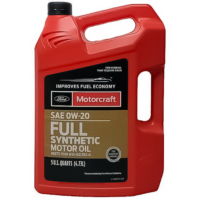 Моторна олія MOTORCRAFT 0W-20 FULL SYNTHETIC, SP/GF-6 (5qt.=4,73л.)-зображення-1