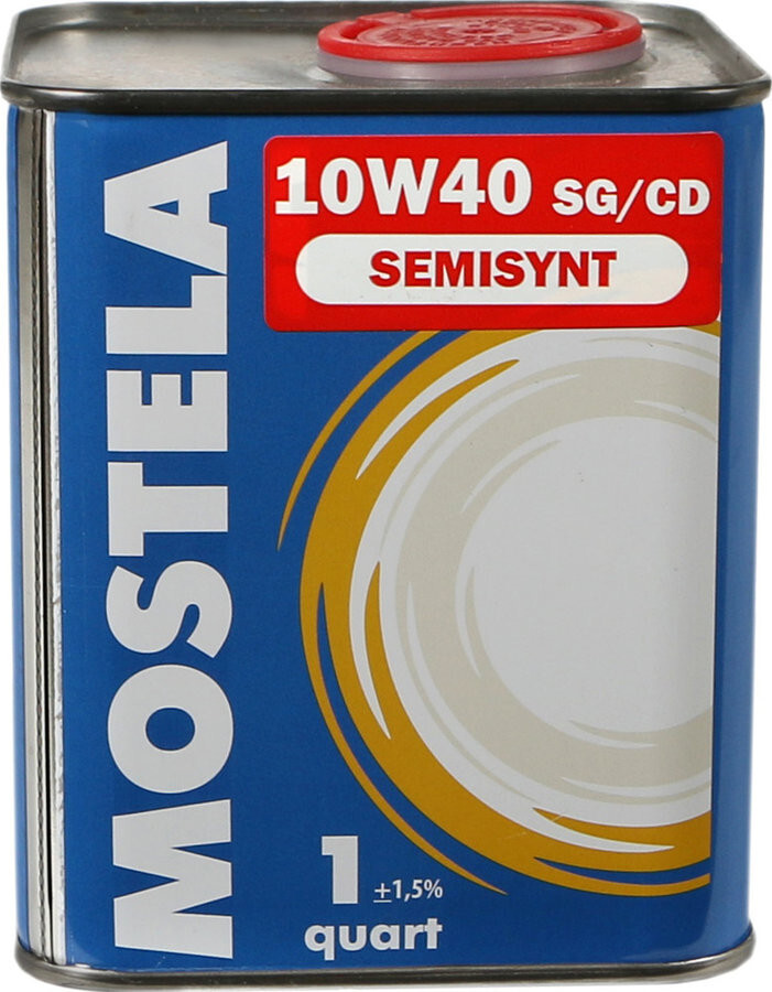 Моторне масло Mostela Semisynt SG/CD 10W-40 (1л.)-зображення-1