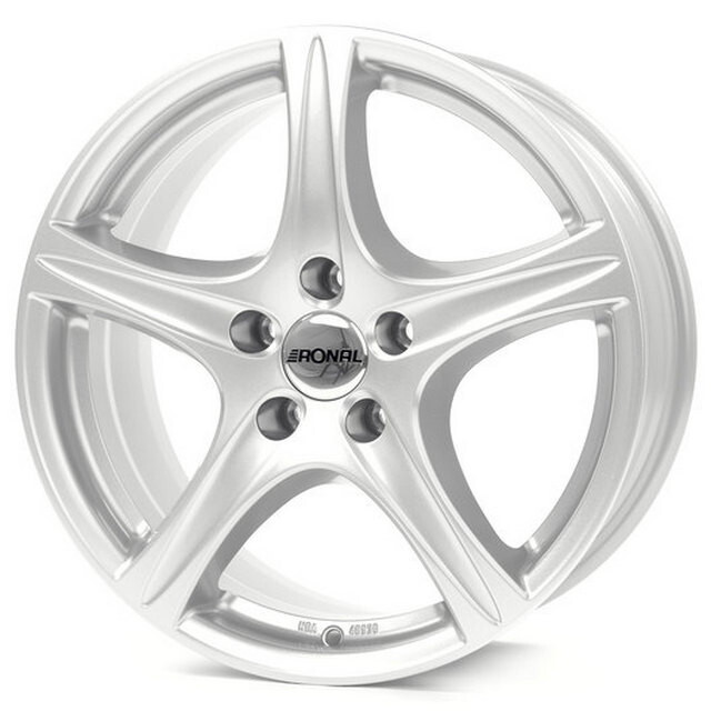 Литі диски Ronal R55 R19 W9 PCD5x112 ET55 DIA76.1 (crystal silver)-зображення-1