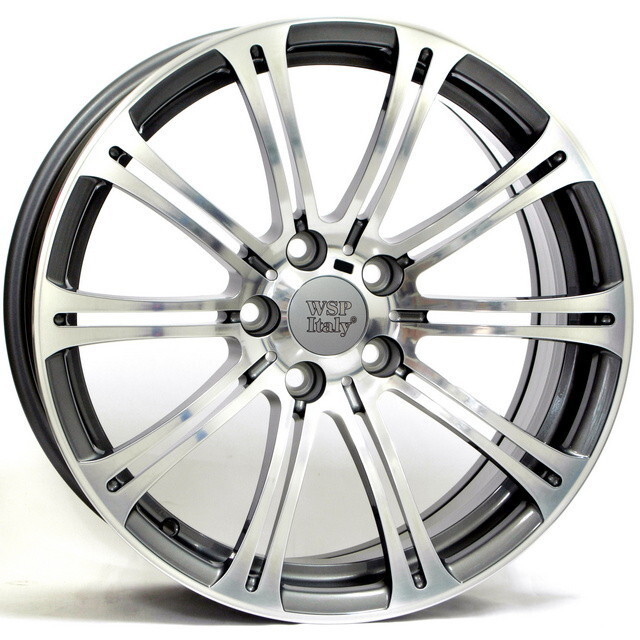 Литі диски WSP Italy BMW (W670) M3 Luxor R19 W8.5 PCD5x120 ET12 DIA72.6 (anthracite polished)-зображення-1