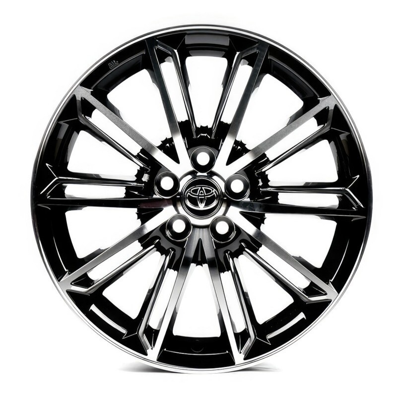 Литі диски Replica Toyota (TY2037) R19 W8 PCD5x114.3 ET45 DIA60.1 (black machined face)-зображення-1