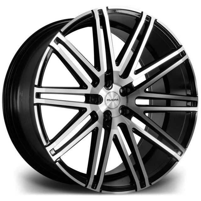 Литі диски Riviera RV120 R22 W9 PCD5x100 ET15 DIA74.1 (black polished)-зображення-1