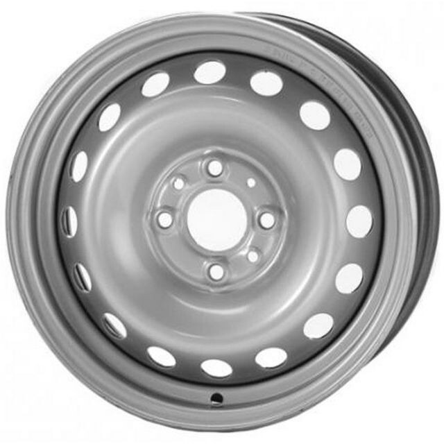 Сталеві диски Steel Chevrolet R14 W5.5 PCD4x100 ET45 DIA56.6 (silver)-зображення-1