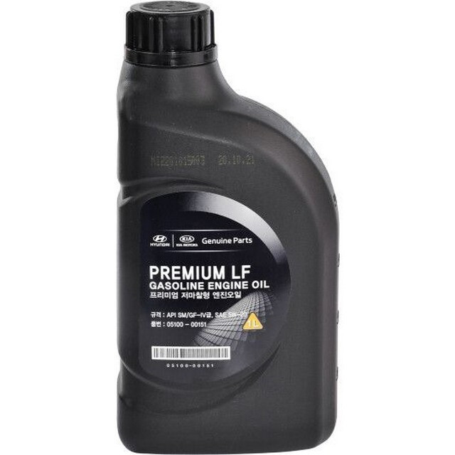 Моторна олія Mobis Premium Gasoline LF 5W-20 SM/GF-4 05100-00151 (1л.)-зображення-1