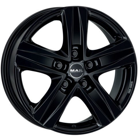 Литі диски Mak Stone 5 R16 W6.5 PCD5x118 ET65 DIA71.1 (black)-зображення-2