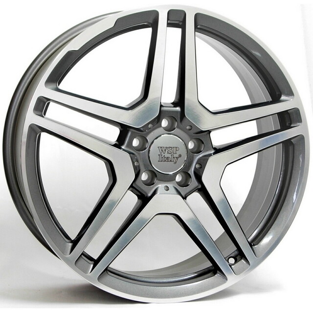 Литі диски WSP Italy Mercedes (W759) AMG Vesuvio R18 W8 PCD5x112 ET30 DIA66.6 (anthracite polished)-зображення-1