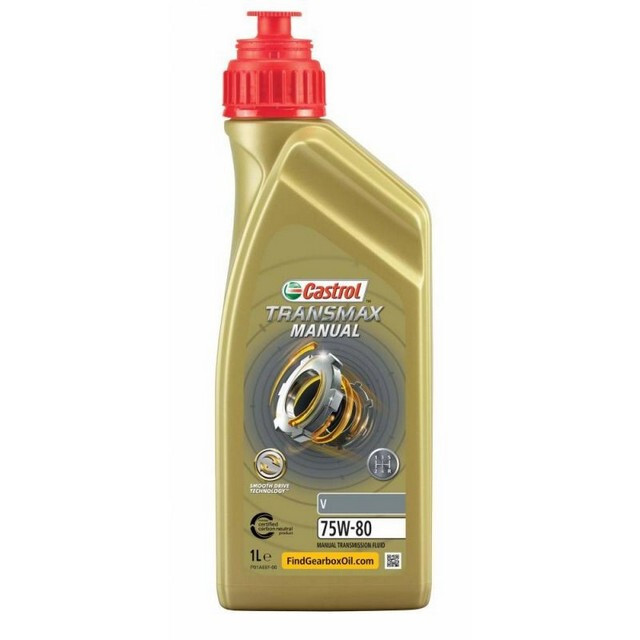 Трансмісійна олія CASTROL TRANSMAX MANUAL V 75W-80 (1л.)-зображення-1