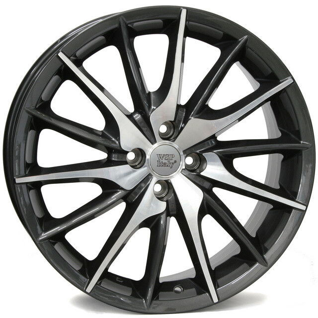 Литі диски WSP Italy Alfa Romeo (W254) Mito R17 W7 PCD4x98 ET39 DIA58.1 (anthracite polished)-зображення-1