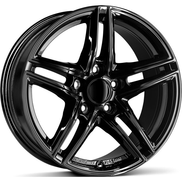 Литі диски Borbet XR R16 W7.5 PCD5x112 ET40 DIA66.6 (gloss black)-зображення-1