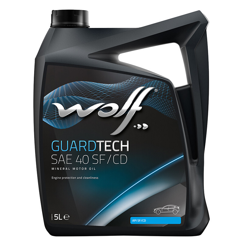 Моторне масло Wolf GuardTech SF/CD SAE 40W (5л.)-зображення-1