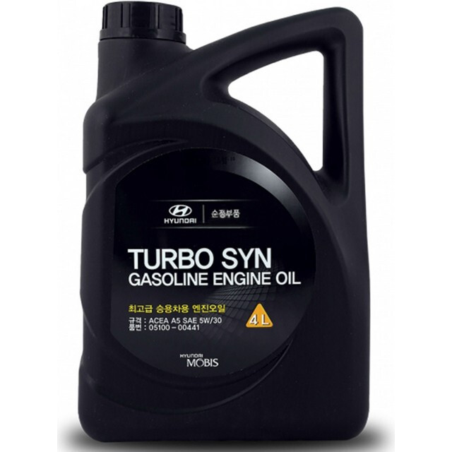 Моторне масло Mobis Turbo Syn Gasoline 5W-30 ACEA A5 05100-00441 (4л.)-зображення-1