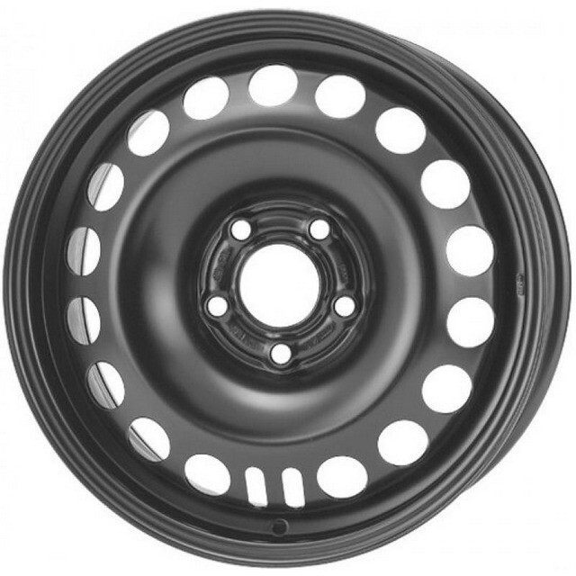 Сталеві диски Steel ТЗСК R15 W6 PCD5x100 ET39 DIA57.1 (black)-зображення-1