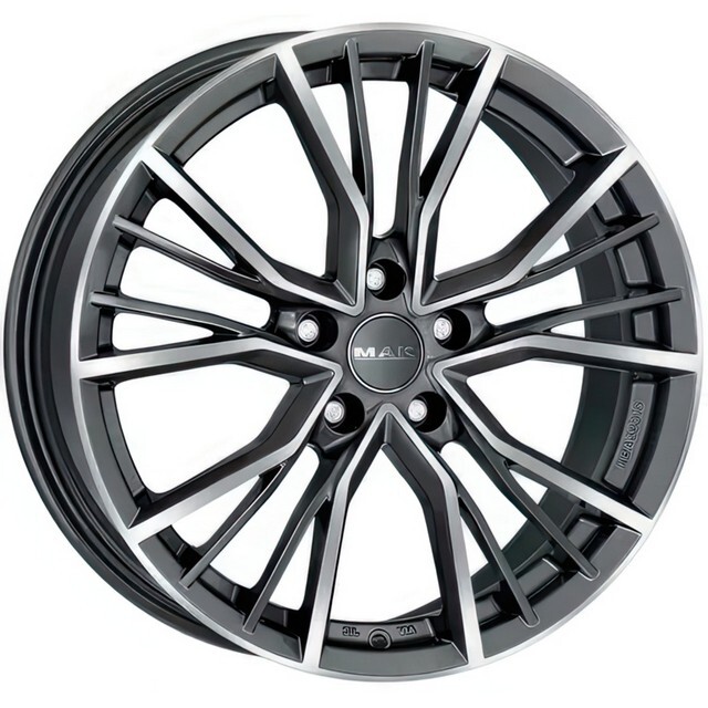 Литі диски Mak Union R18 W8 PCD5x112 ET39 DIA66.45 (gun metal mirror)