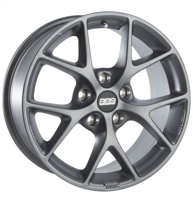 Литі диски BBS SR R19 W8.5 PCD5x112 ET46 DIA82 (satin himalaya grey)-зображення-1