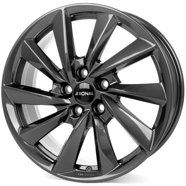 Литі диски Ronal R70 R18 W7.5 PCD5x114.3 ET35 DIA82 (platinum silver)-зображення-2