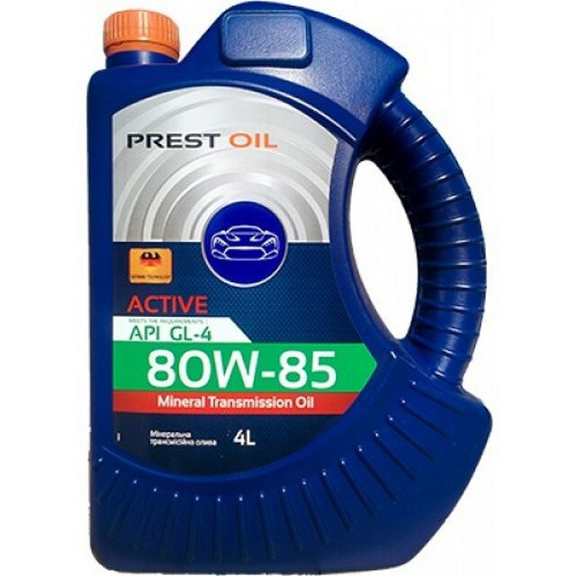 Трансмісійне масло Prest Oil GL-4 80W-85 (4л.)-зображення-1