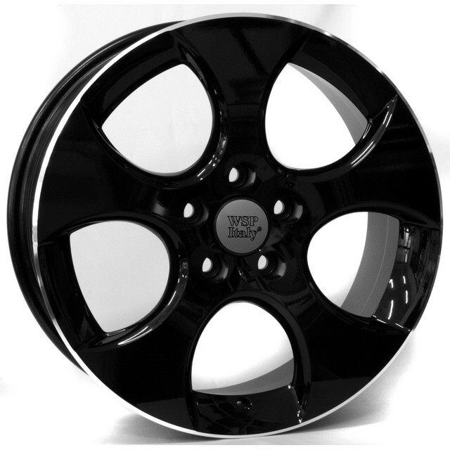 Литі диски WSP Italy Volkswagen (W444) Ciprus R18 W7.5 PCD5x112 ET47 DIA57.1 (black lip polished)