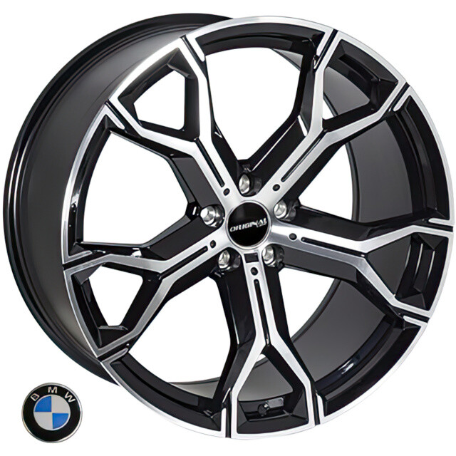 Литі диски Replica BMW (BK5498) R21 W9.5 PCD5x112 ET37 DIA66.6 (BP)