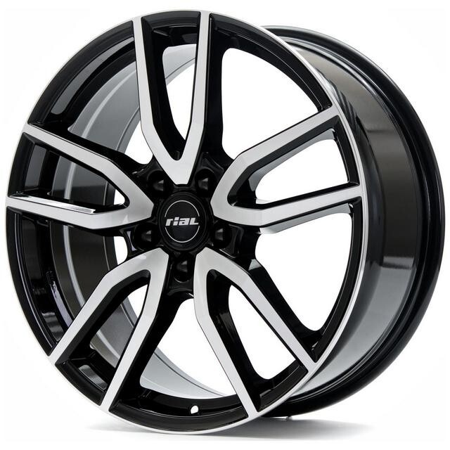 Литі диски Rial Torino R16 W6.5 PCD5x108 ET50 DIA63.4 (black polished)-зображення-1