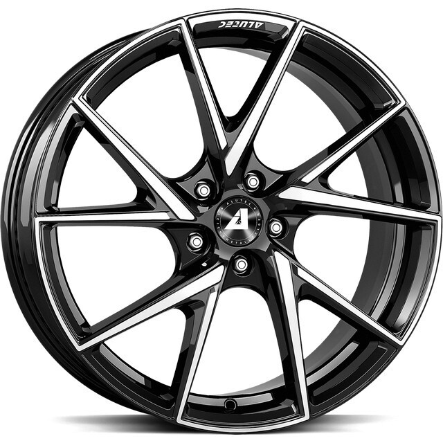 Литі диски Alutec ADX.01 R18 W8.5 PCD5x112 ET30 DIA70.1 (diamond black front polished)-зображення-1