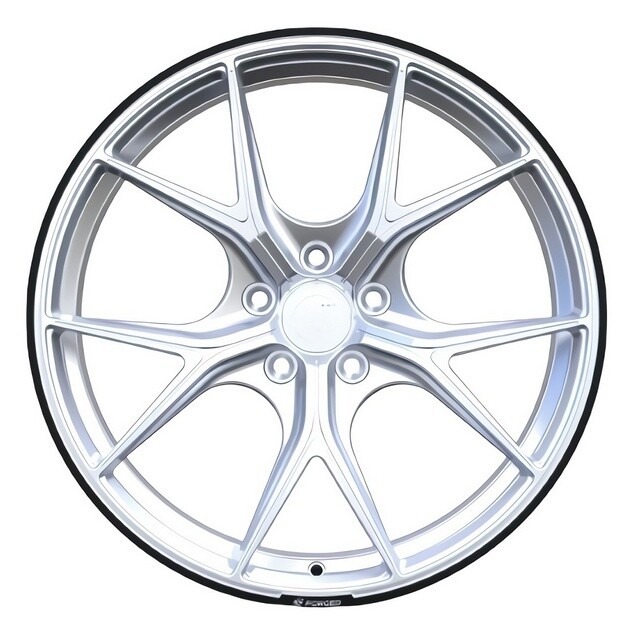 Литі диски WS Forged WS-09M R19 W8.5 PCD5x112 ET44 DIA57.1 (silver machined face)-зображення-1