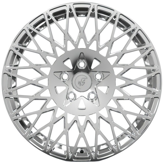 Литі диски WS Forged WS-33M R18 W8 PCD5x112 ET45 DIA57.1 (silver polished)-зображення-1