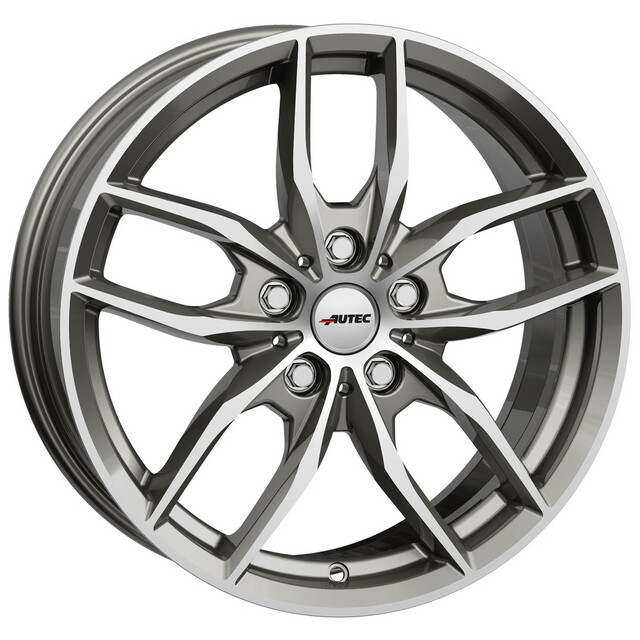 Литі диски Autec Bavaris R17 W7.5 PCD5x112 ET30 DIA66.6 (titan silver polished)