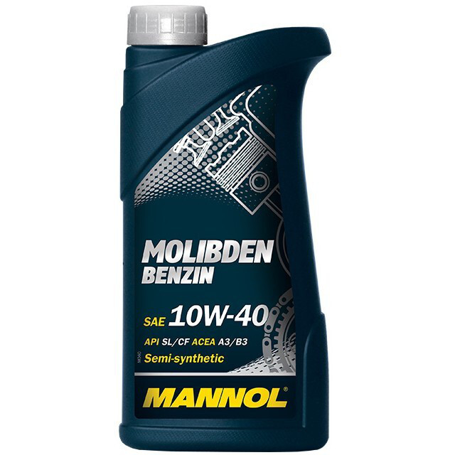 Моторне масло Mannol Molibden Benzin SL/CF SAE 10W-40 (1л.)-зображення-1