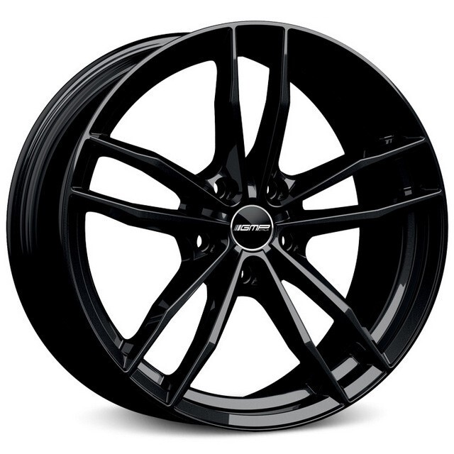 Литі диски GMP Italia Swan R17 W7.5 PCD5x112 ET25 DIA66.6 (black)-зображення-1