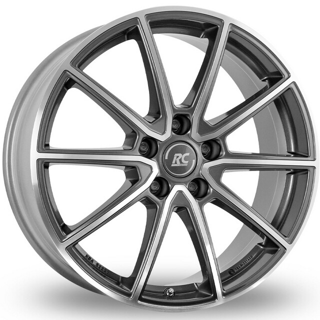 Литі диски RC Design RC-32 R18 W8 PCD5x108 ET44 DIA65.1 (grey polished)-зображення-1