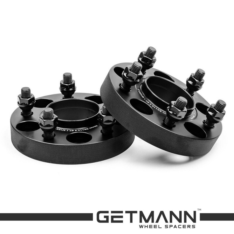 Автомобільне кільце (Space) GETMANN H = 25 мм PCD5x114.3 DIA 70.5, Шпильки 14x1.5 Кованая