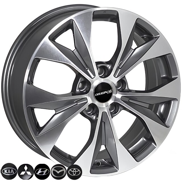 Литі диски ZW BK606 R17 W7 PCD5x114.3 ET45 DIA67.1 (GP)